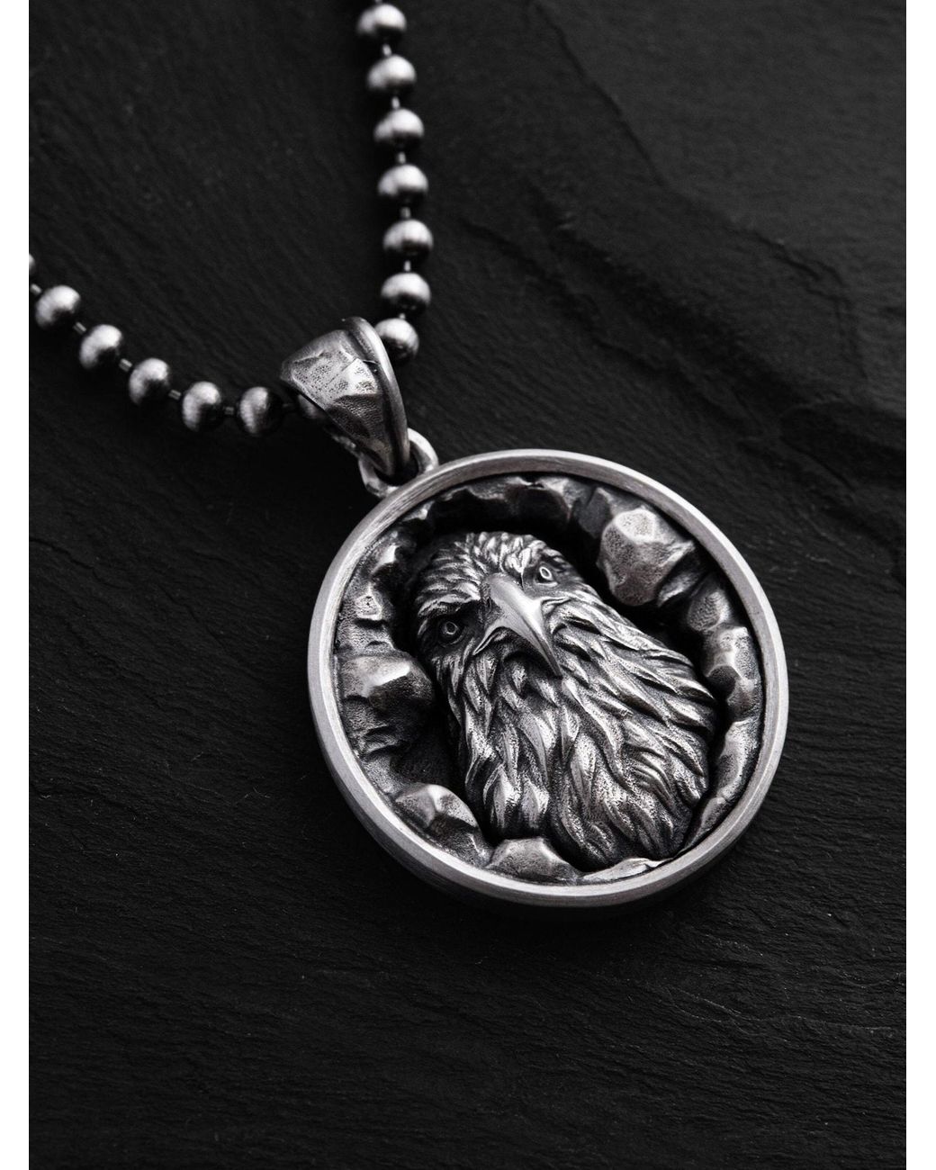 REYTEL Anhänger Eagle in Metallic für Herren