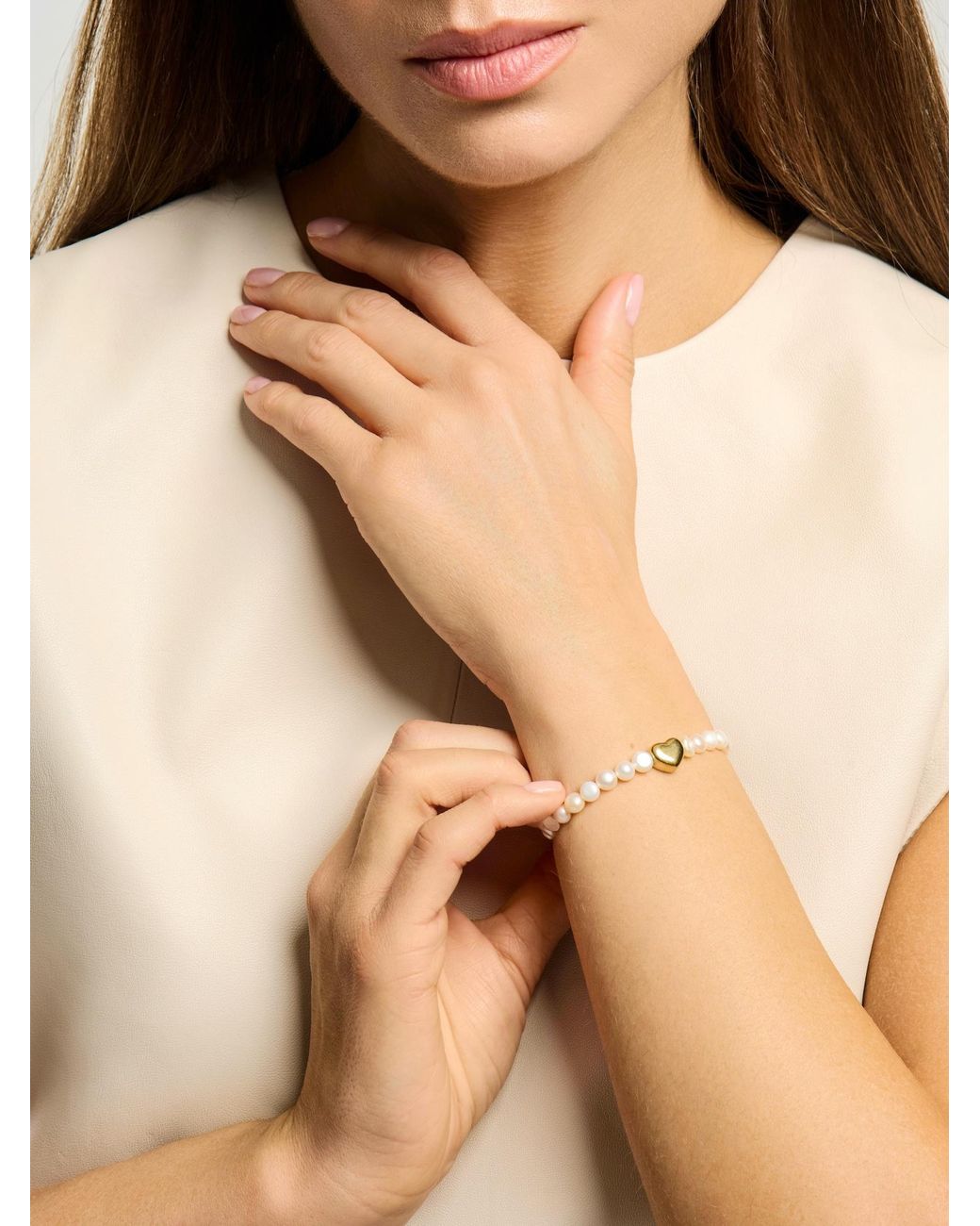 A&C Oslo – Nordic Design Jewellery White A&C Oslo Nordic Design Jewellery Armband Tone Damli