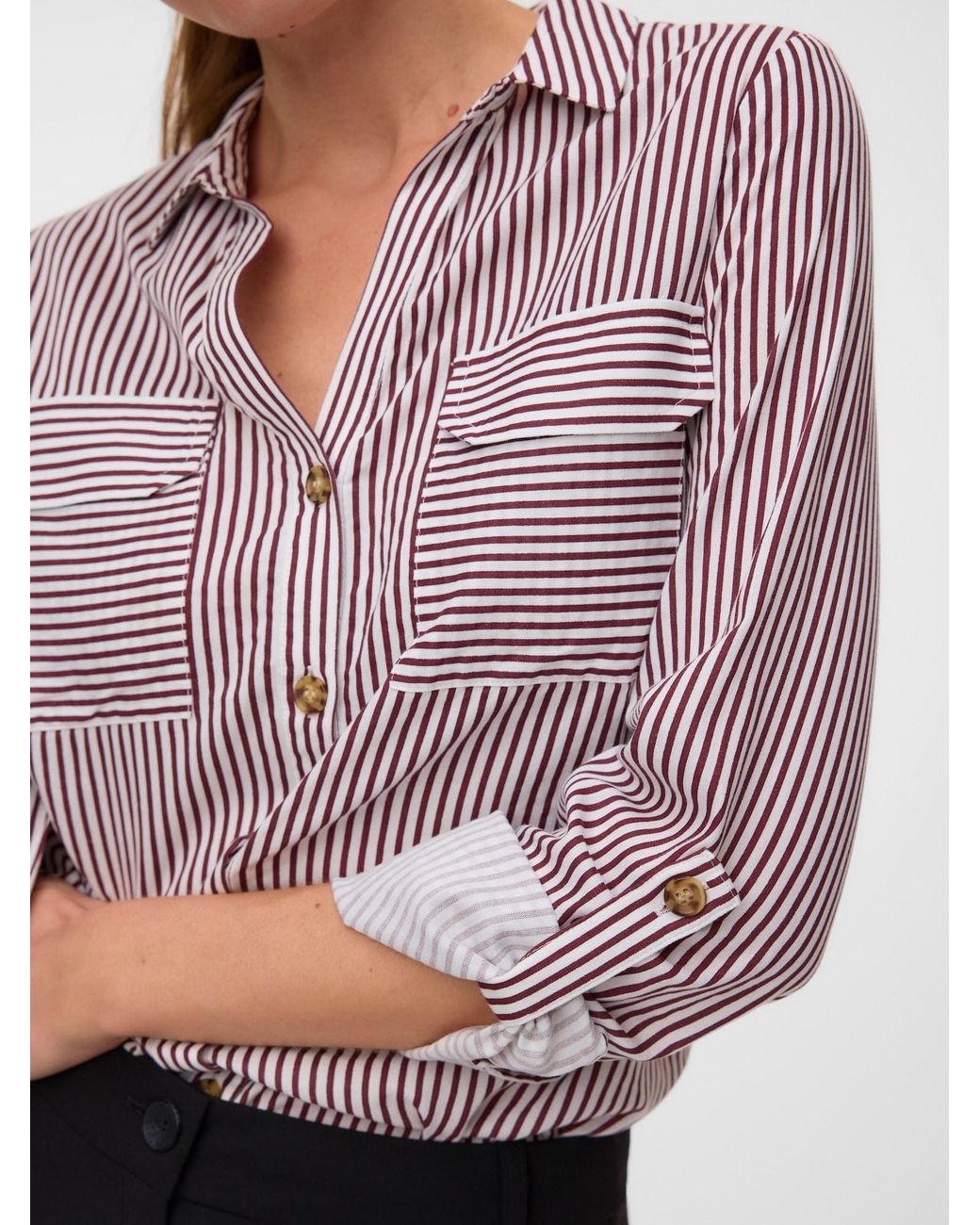 Vero Moda Purple Bluse Vmbumpy