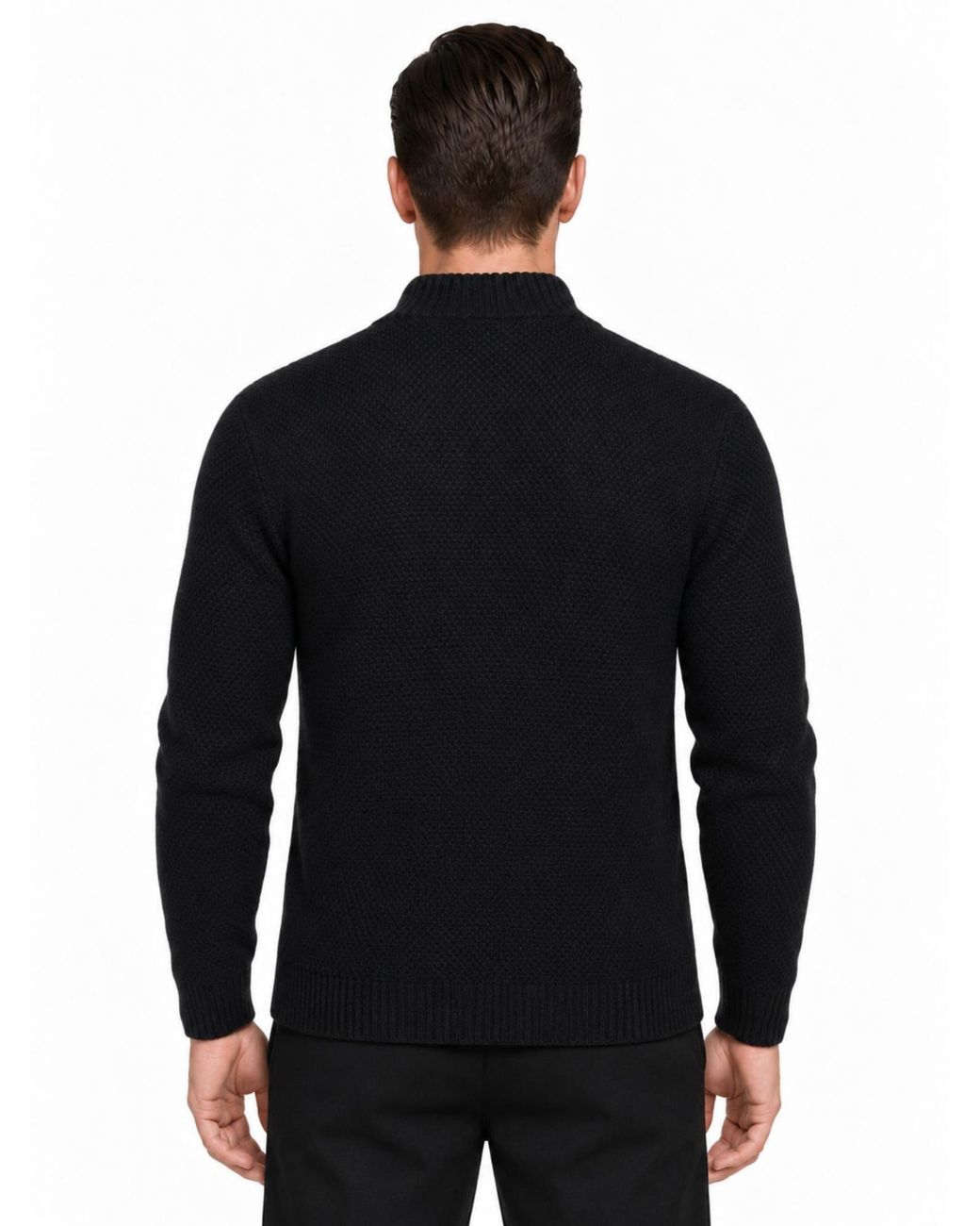 Allthemen Pullover Maschenbogen in Black für Herren