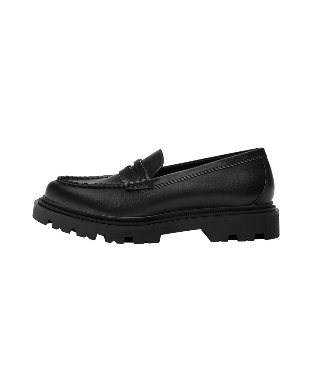 Pull&Bear Slipper in Black für Herren