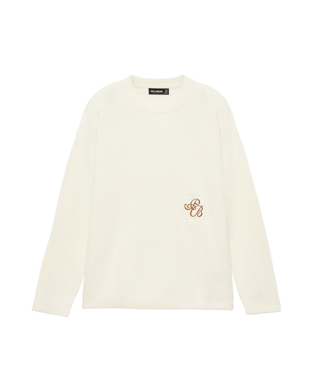 Pull&Bear Pullover in White für Herren