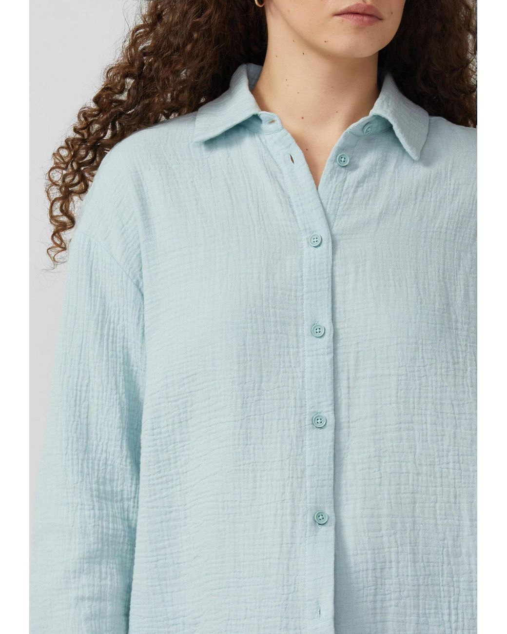 QS Blue Bluse