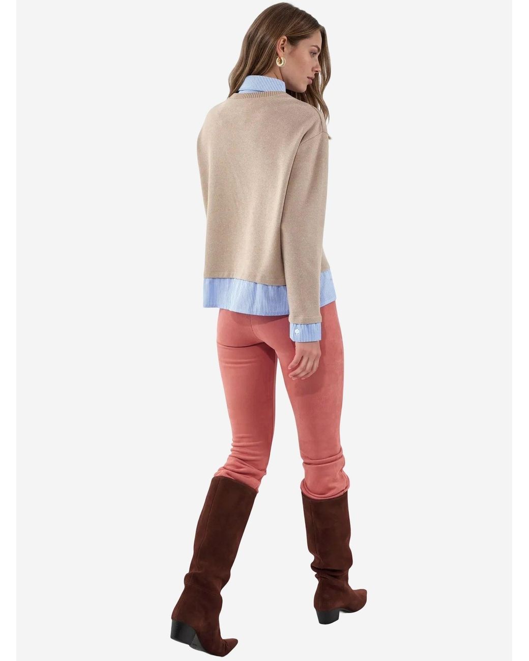 Busem White Pullover