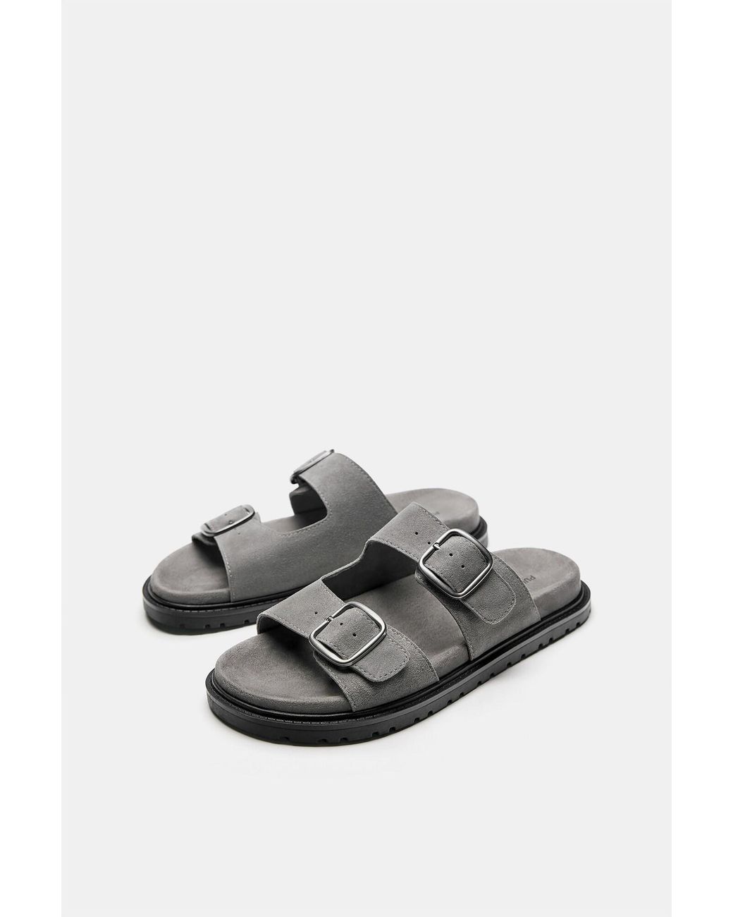 Pull&Bear Pantolette in White für Herren