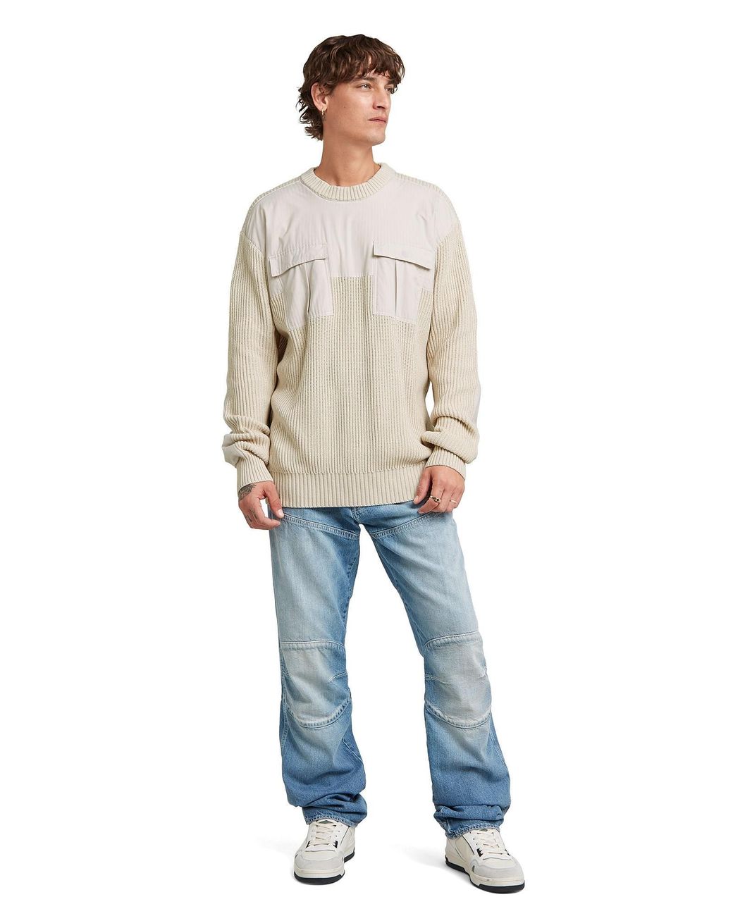 G-Star Pullover in White für Herren