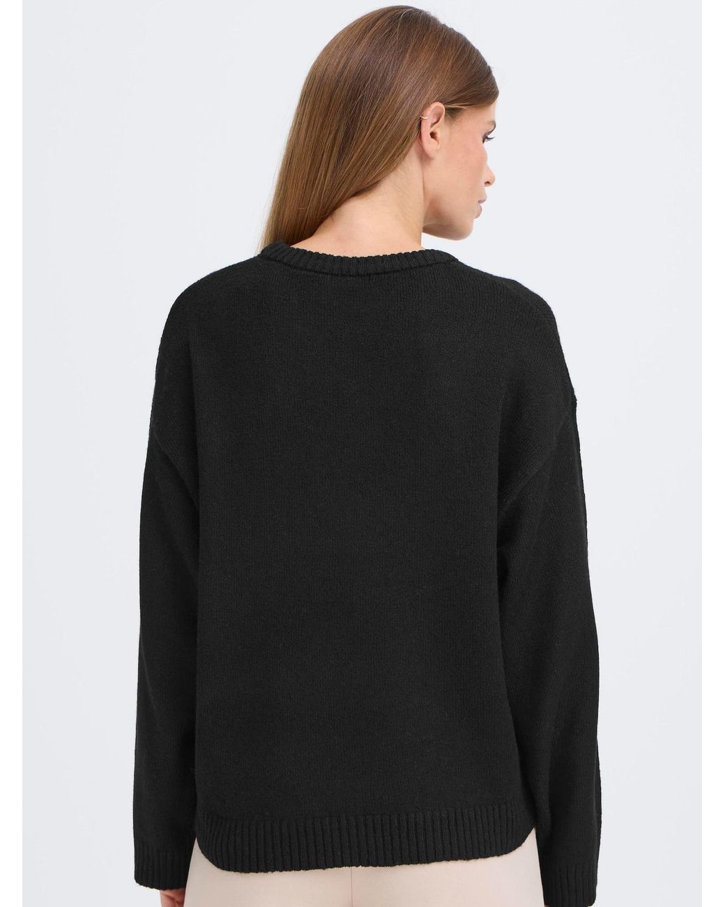 Oxmo Black Strickpullover Oxicomos
