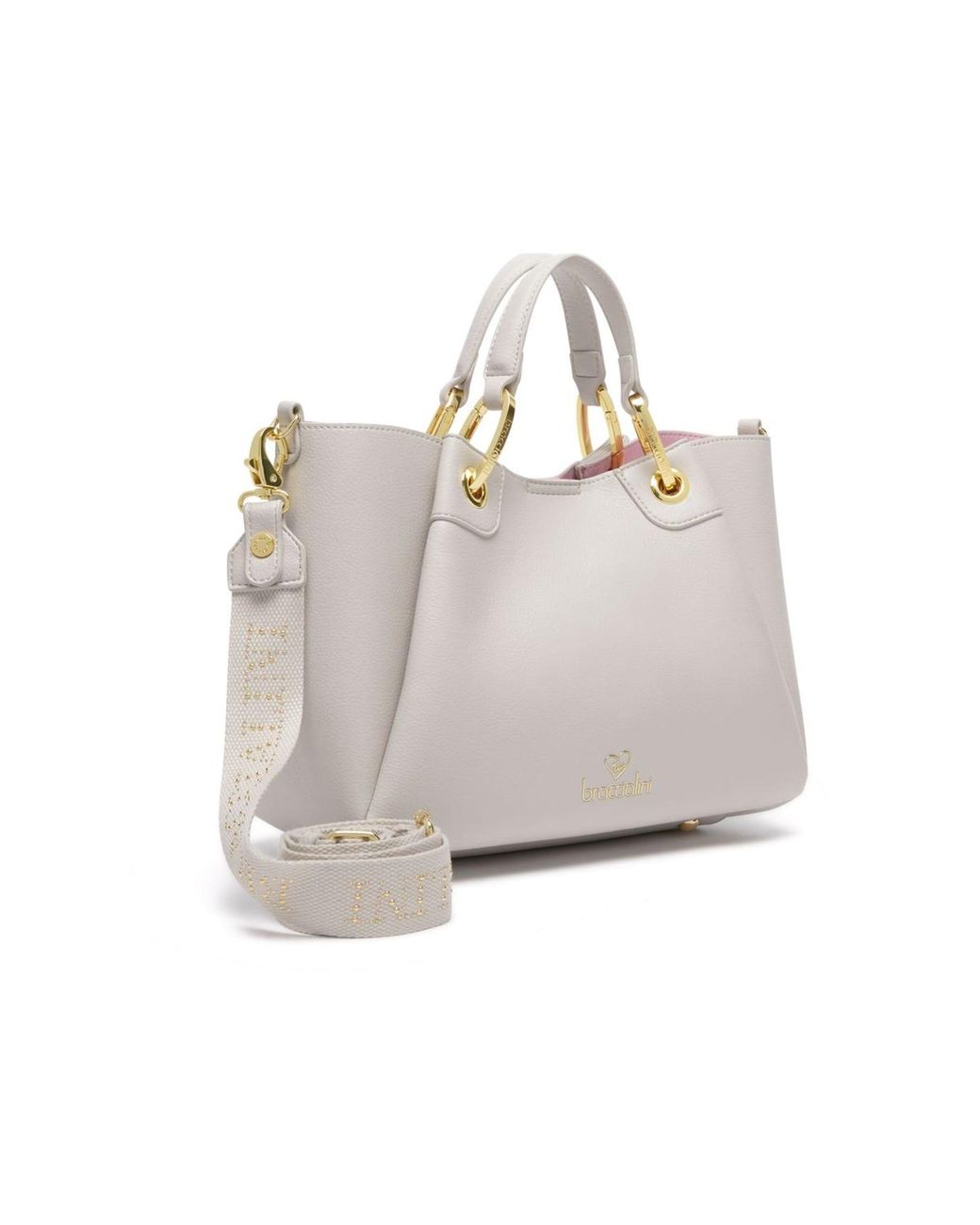 Braccialini White Handtasche Amy