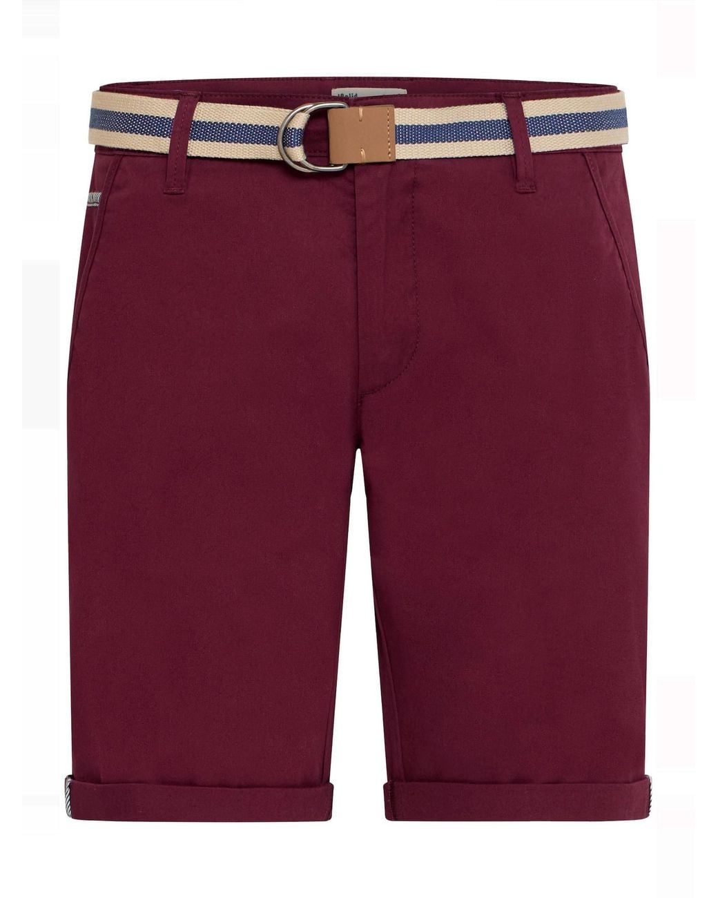 Solid Chinohose Monty in Red für Herren