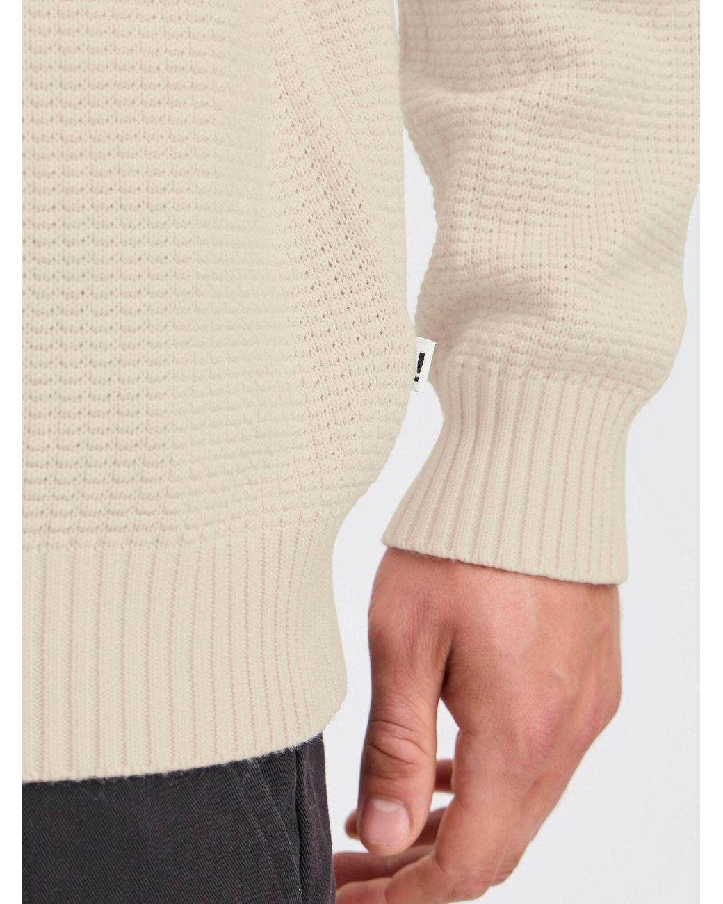 Solid Strickpullover Sdrhett in White für Herren