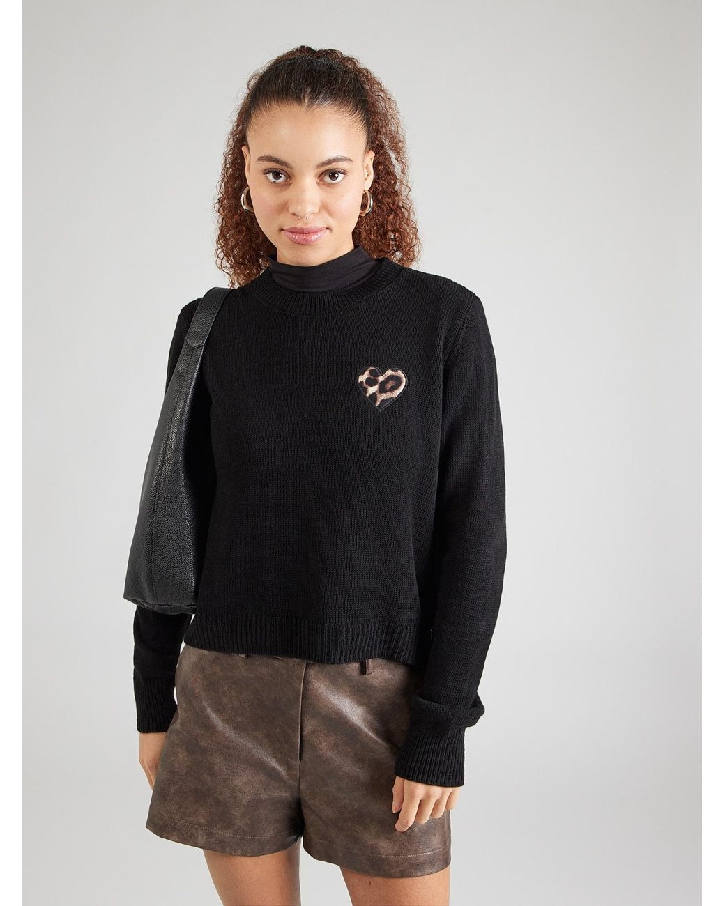 /about You Black Pullover Rabea