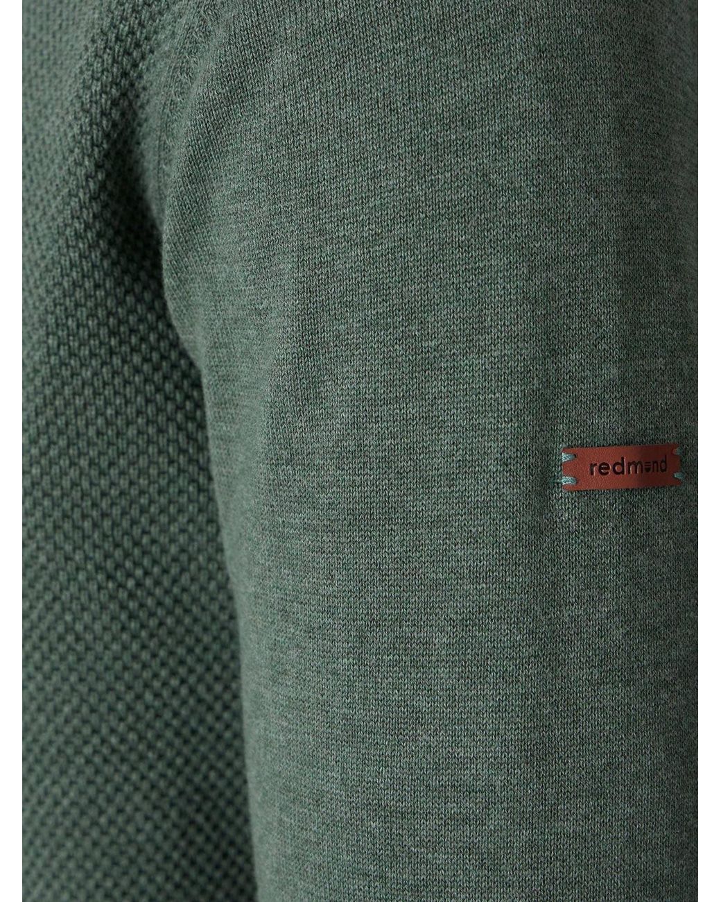 Redmond Pullover Basic in Green für Herren
