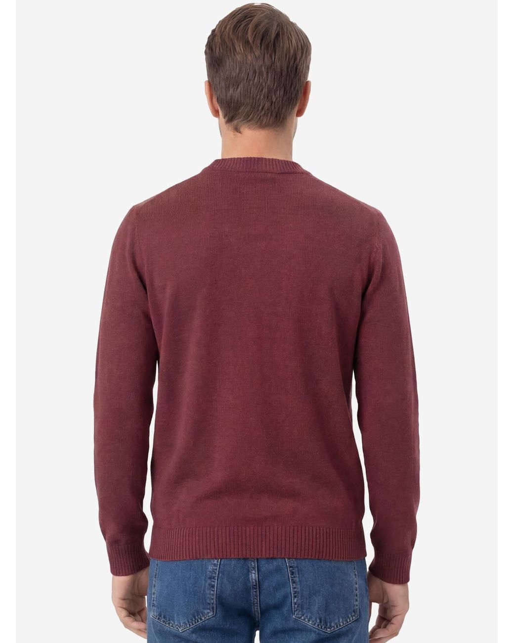S.oliver Oliver Pullover Basic in Red für Herren