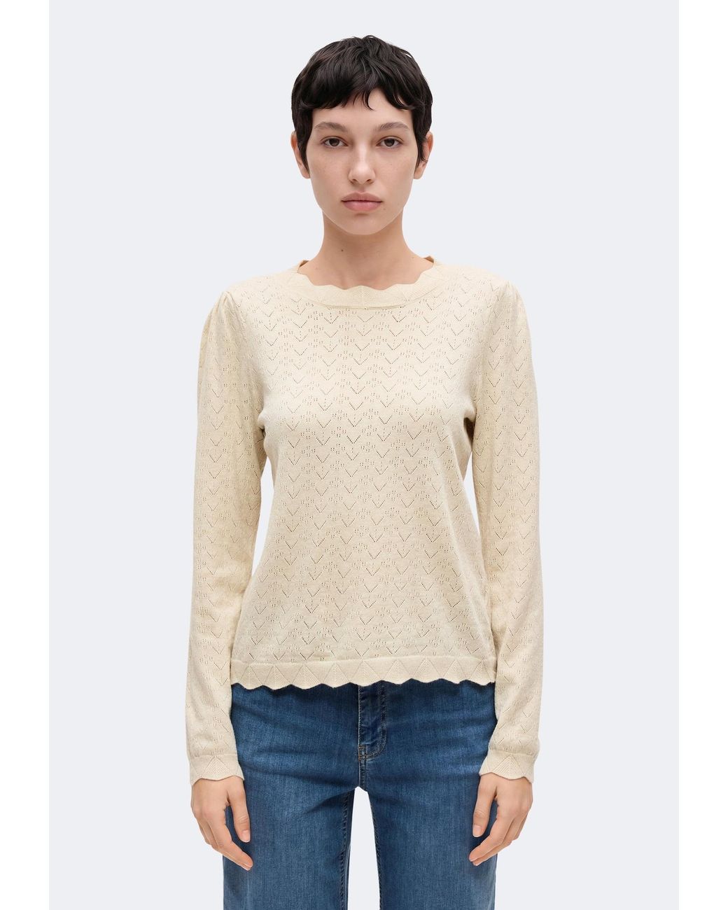 Vila White Pullover Vifemi