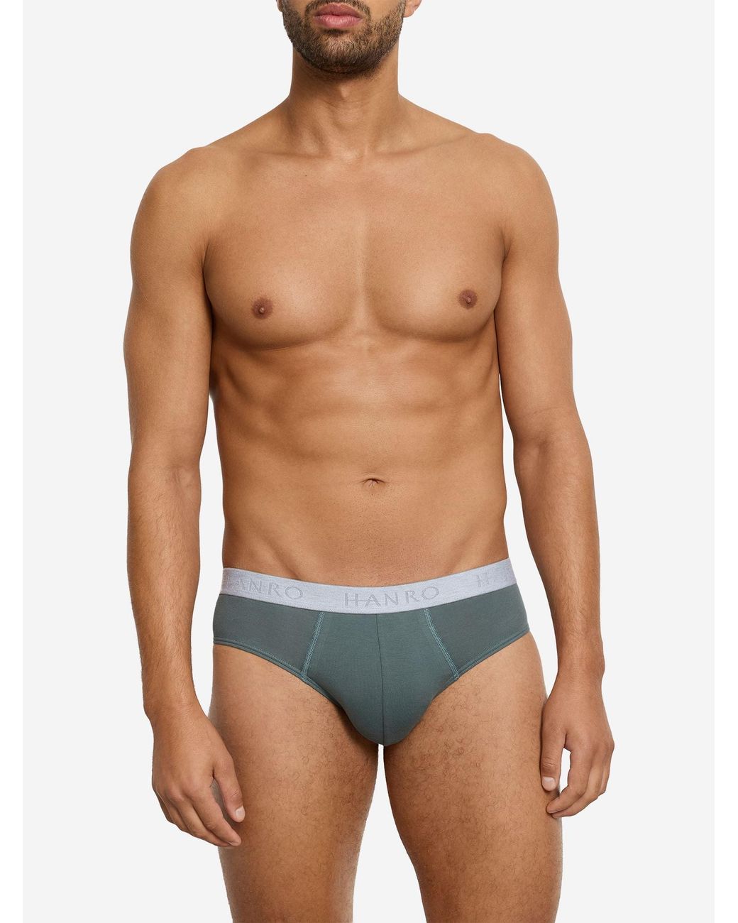 Hanro Slip Essentials in Blue für Herren