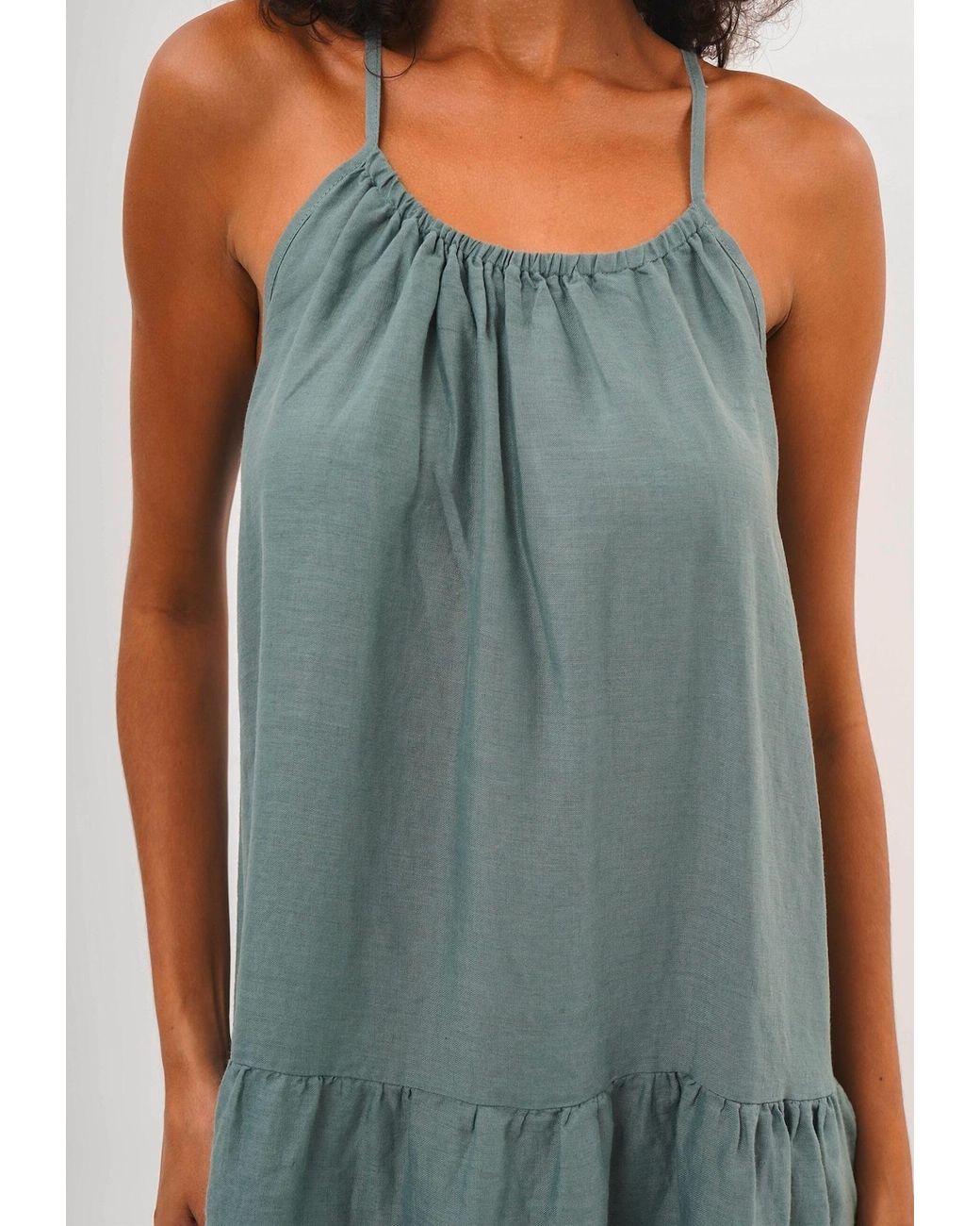 FRESHLIONS Green Sommerkleid Jeanna