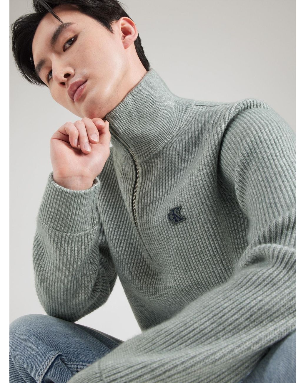 Calvin Klein Pullover in Gray für Herren