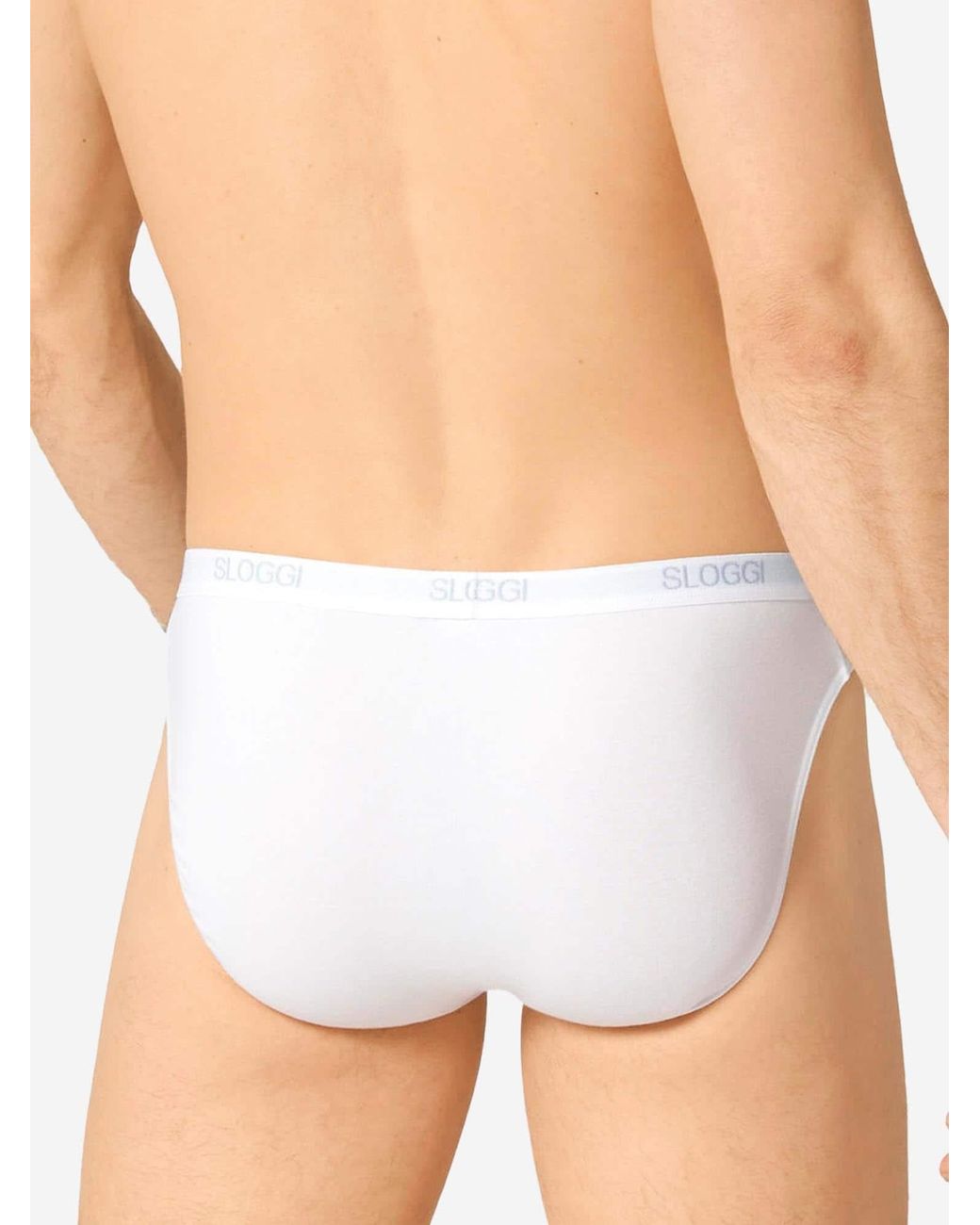 Sloggi Slip Basic in White für Herren