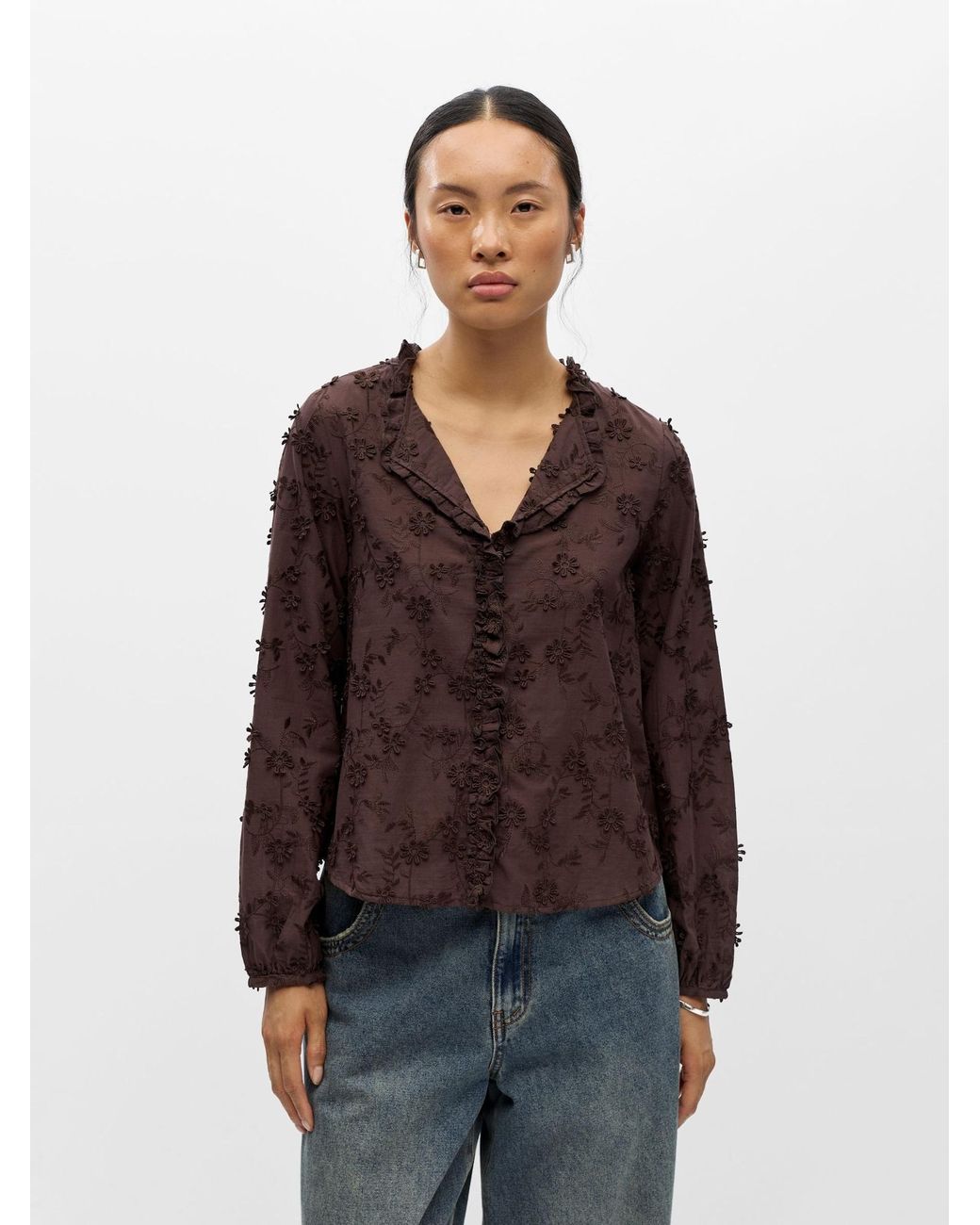 Object Brown Bluse Objkarli