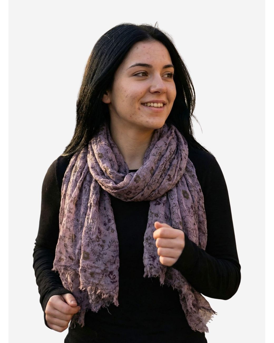 Sunsa Purple Tuch