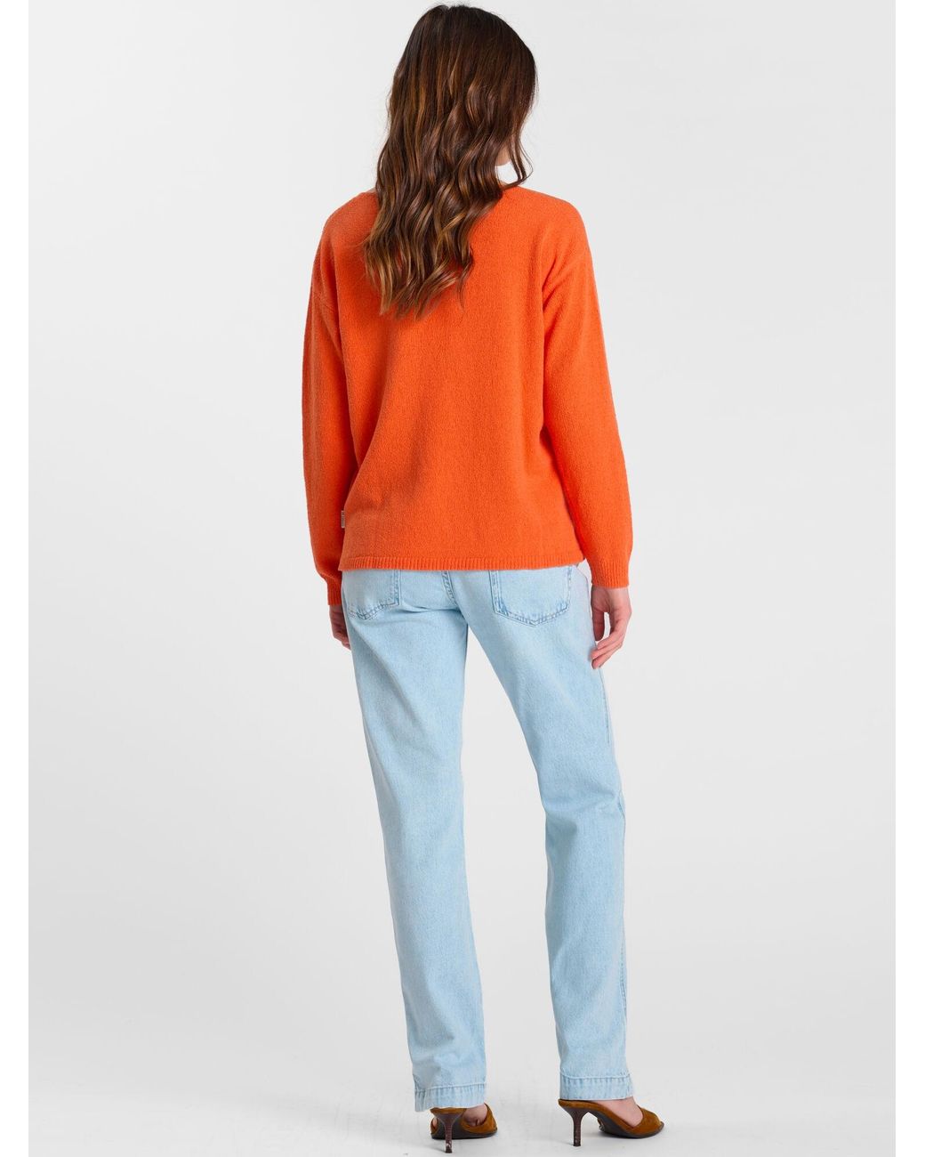 Le Temps Des Cerises Orange Pullover