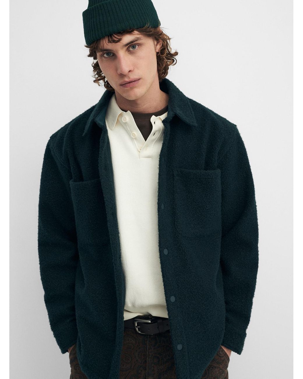 Pull&Bear Mütze in Green für Herren