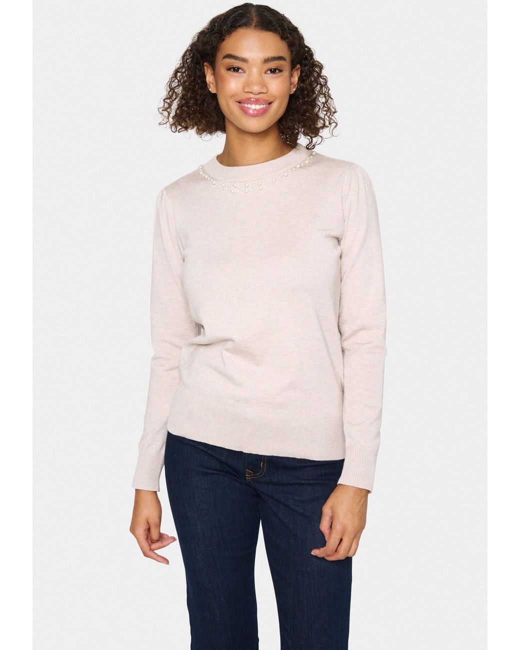 Saint Tropez Natural Pullover