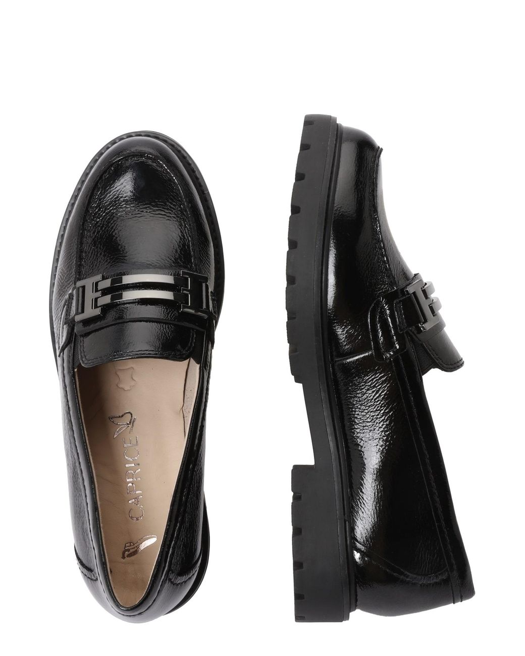 Caprice Black Slipper