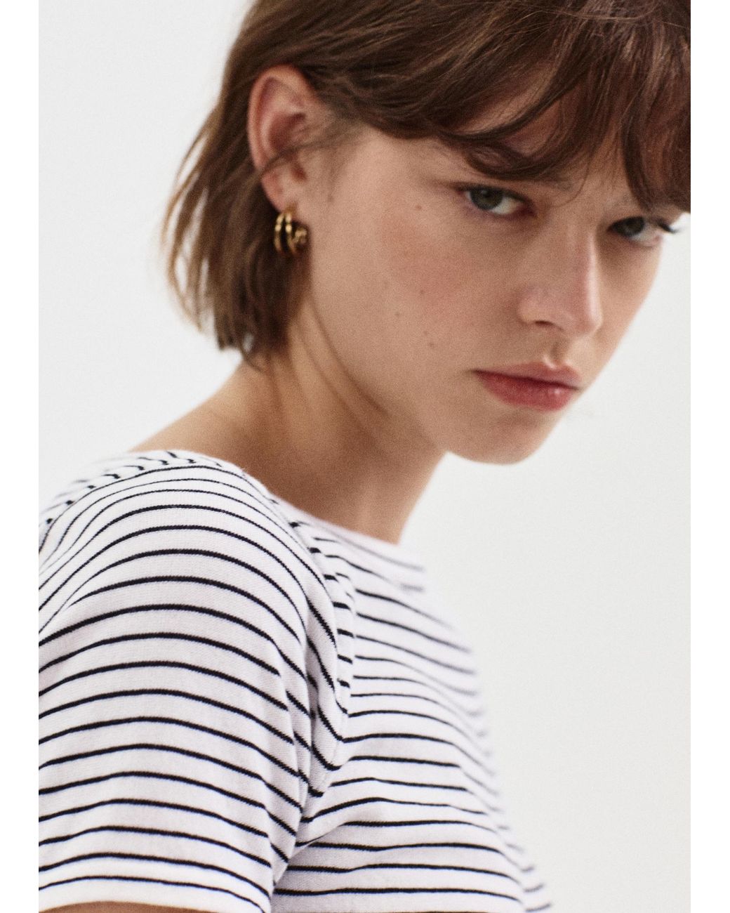 Mango White Pullover Zebra