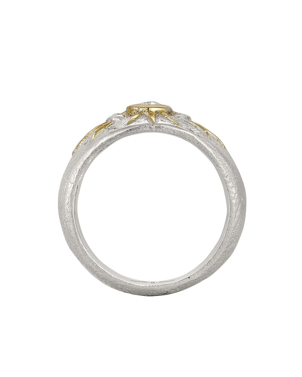 Kuzzoi Ring Astro in White für Herren