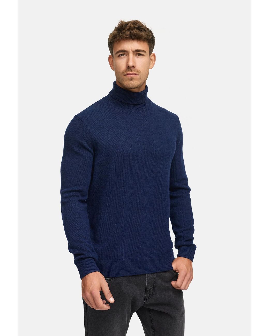 INDICODE Pullover Inmargous in Blue für Herren