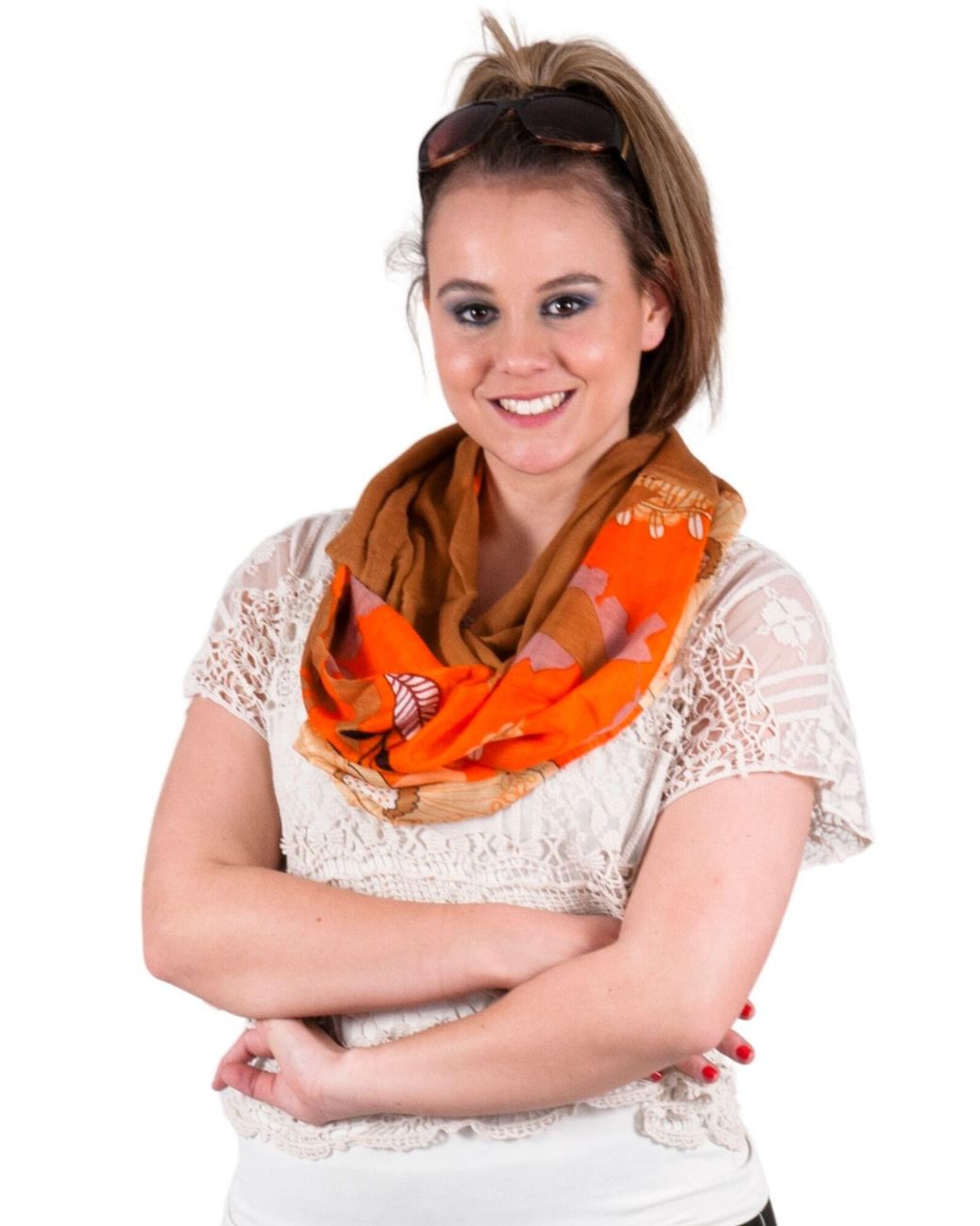 Sunsa Orange Schal