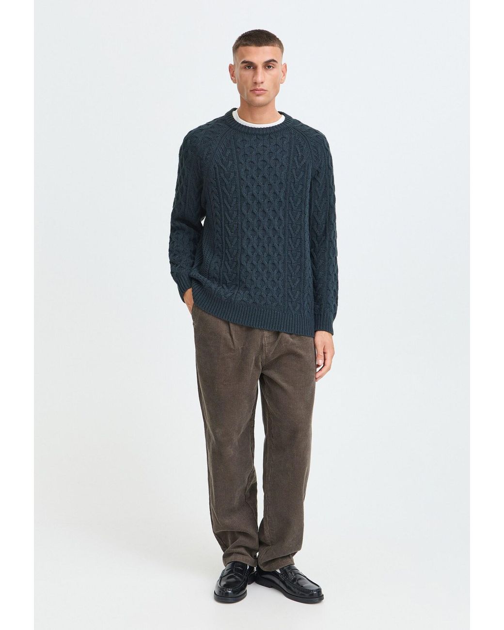 Solid Pullover Sdvukan in Blue für Herren