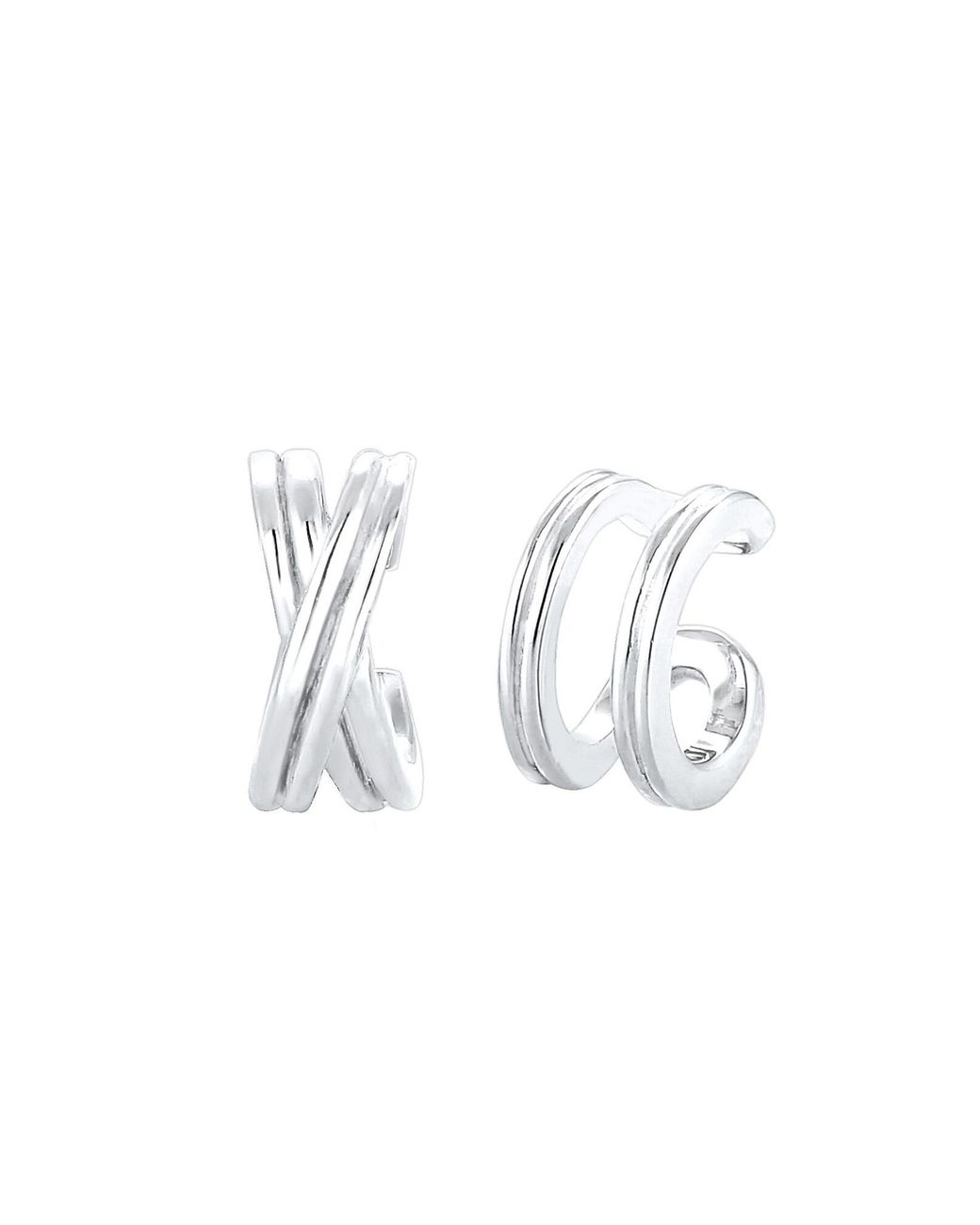 Elli Jewelry White Earcuff