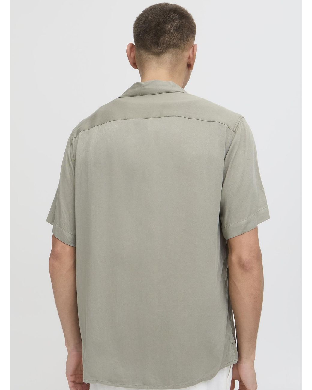 Solid Kurzarmhemd Sdpablo in Gray für Herren