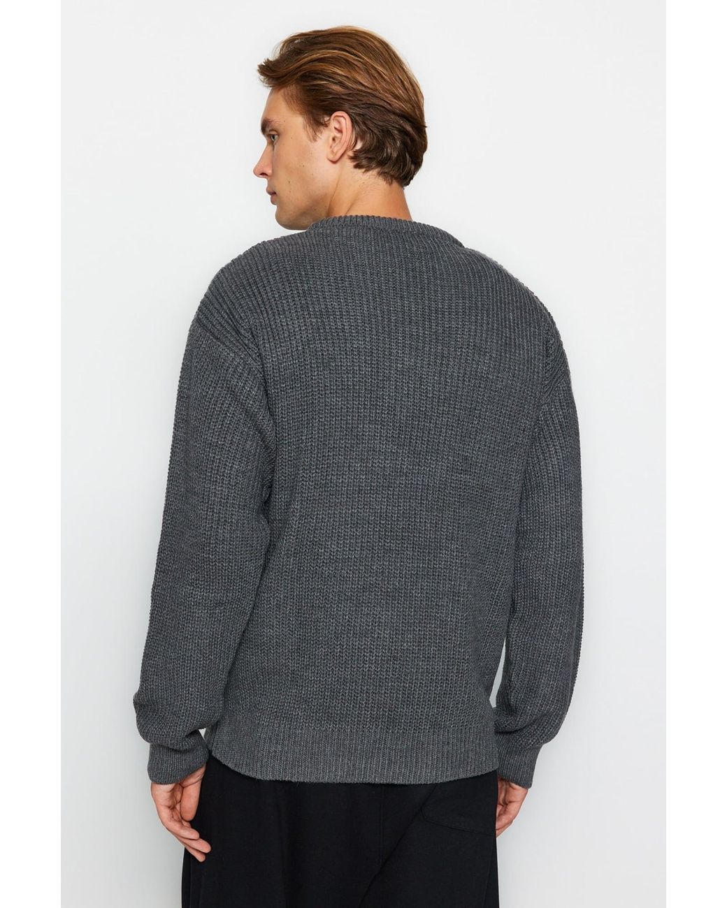 Trendyol Pullover in Gray für Herren