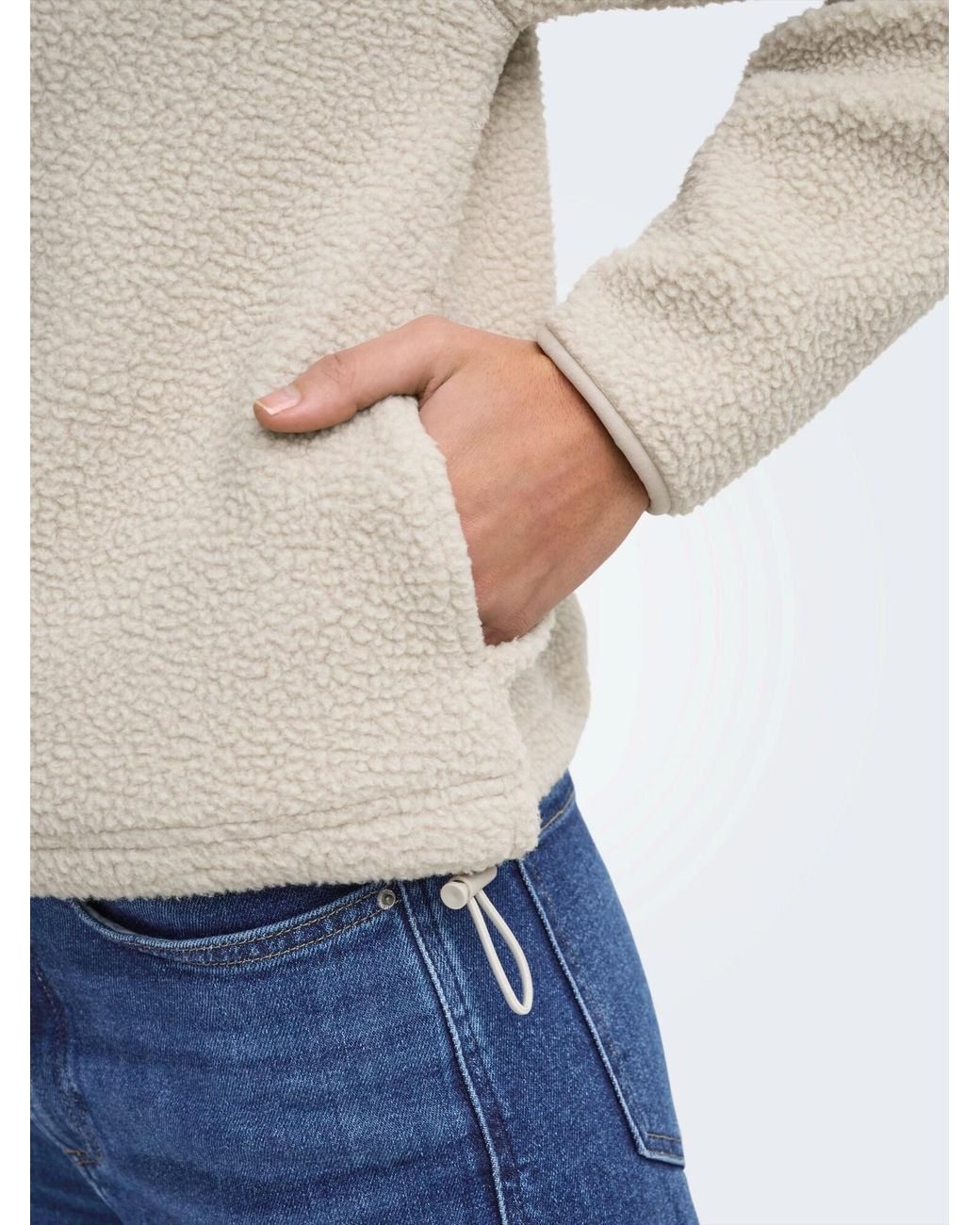 ONLY White Pullover Onlzelia