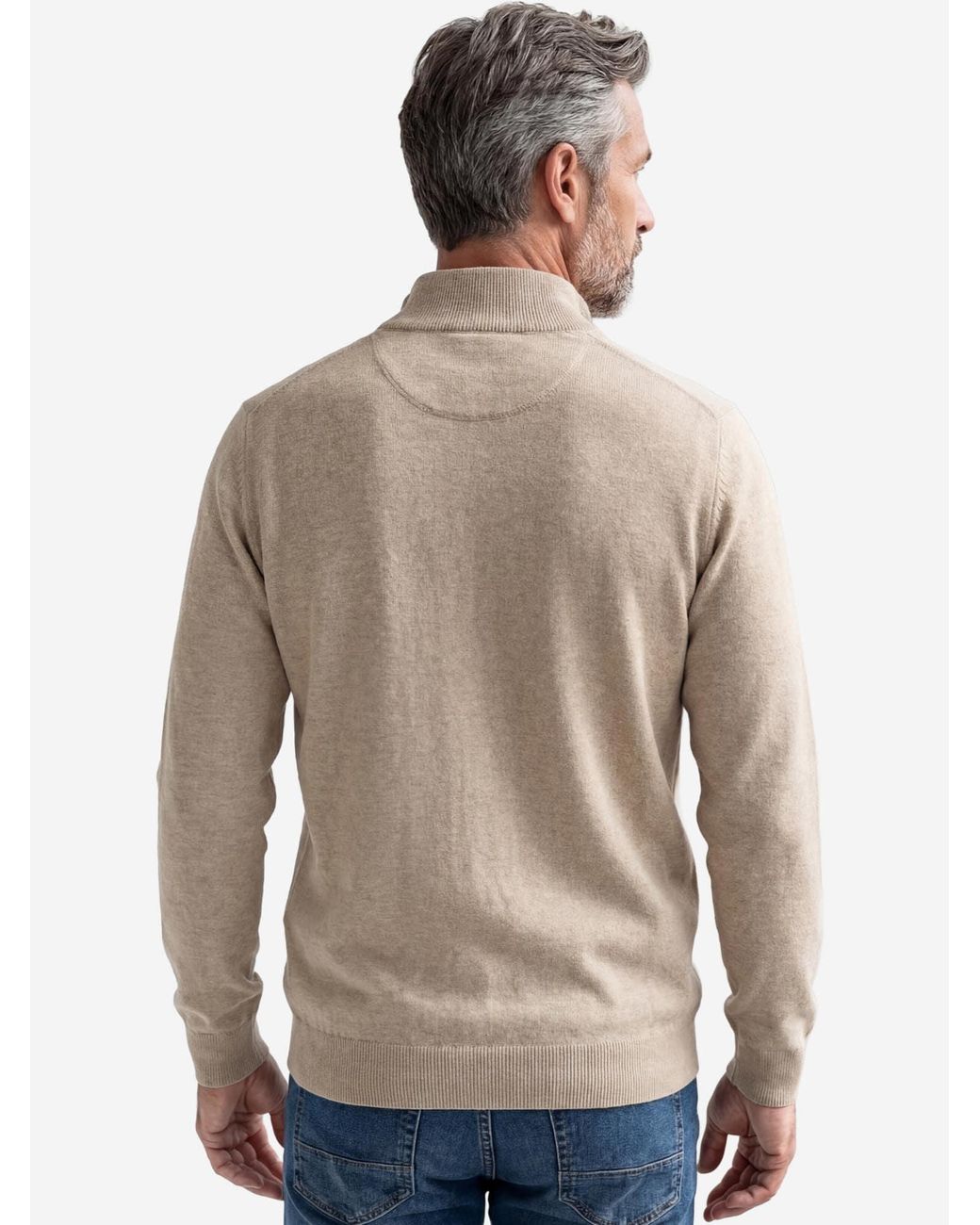 Redmond Pullover Basic in Natural für Herren