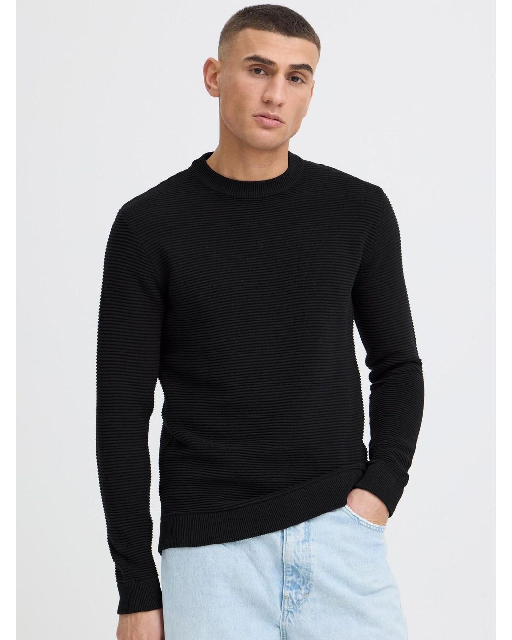 Solid Pullover Valencia in Blue für Herren