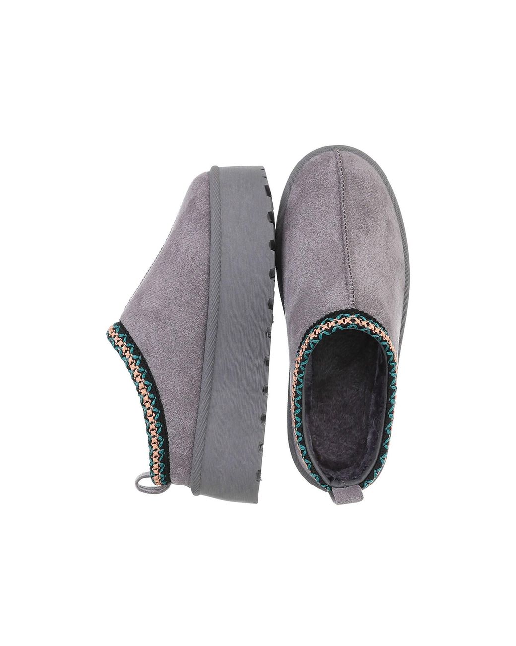 Ital-Design Gray Pantolette
