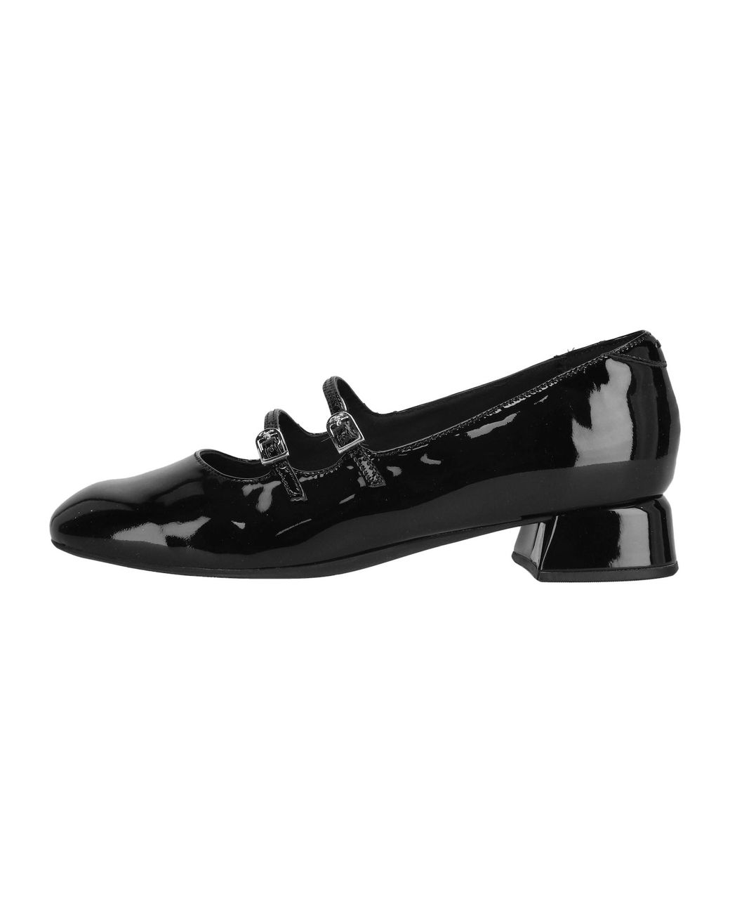 Clarks Black Daiss30 Shine Pumps aus glänzendem Lackleder