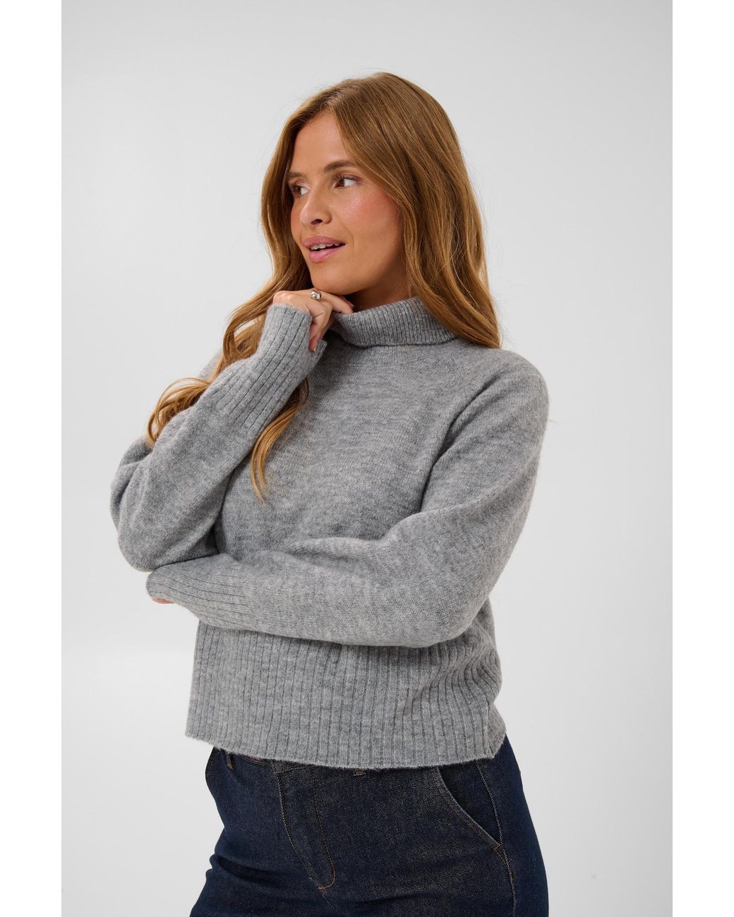 Kaffe Gray Pullover