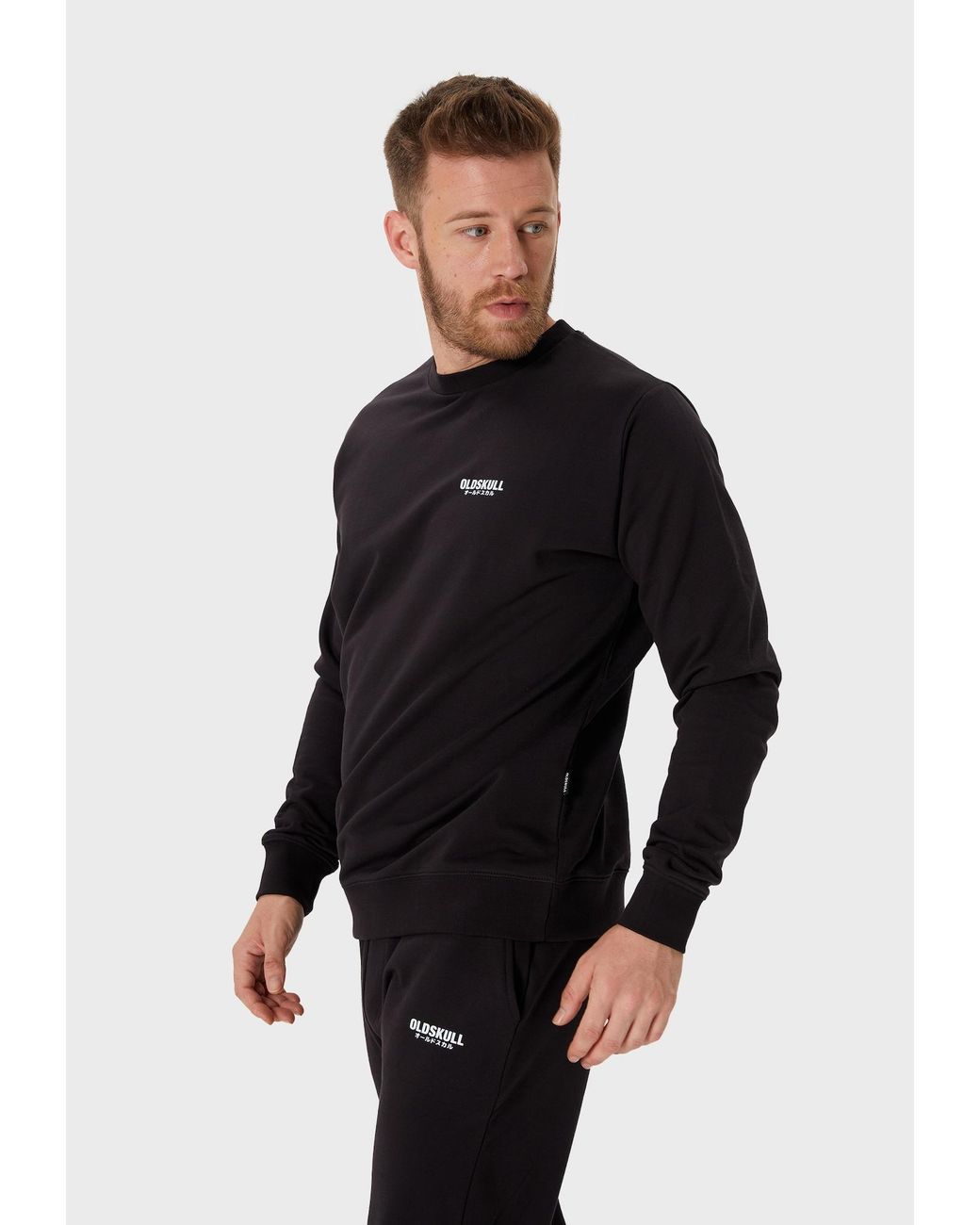 Oldskull Sweatshirt Basic Osk in Blue für Herren