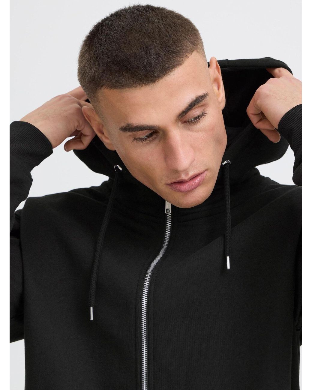 Solid Sweatjacke Sd Lenz in Black für Herren