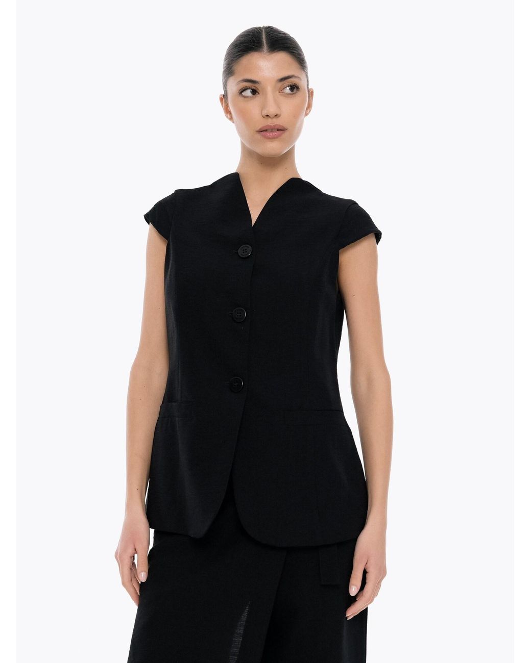 4TAILORS Black Weste Ringline