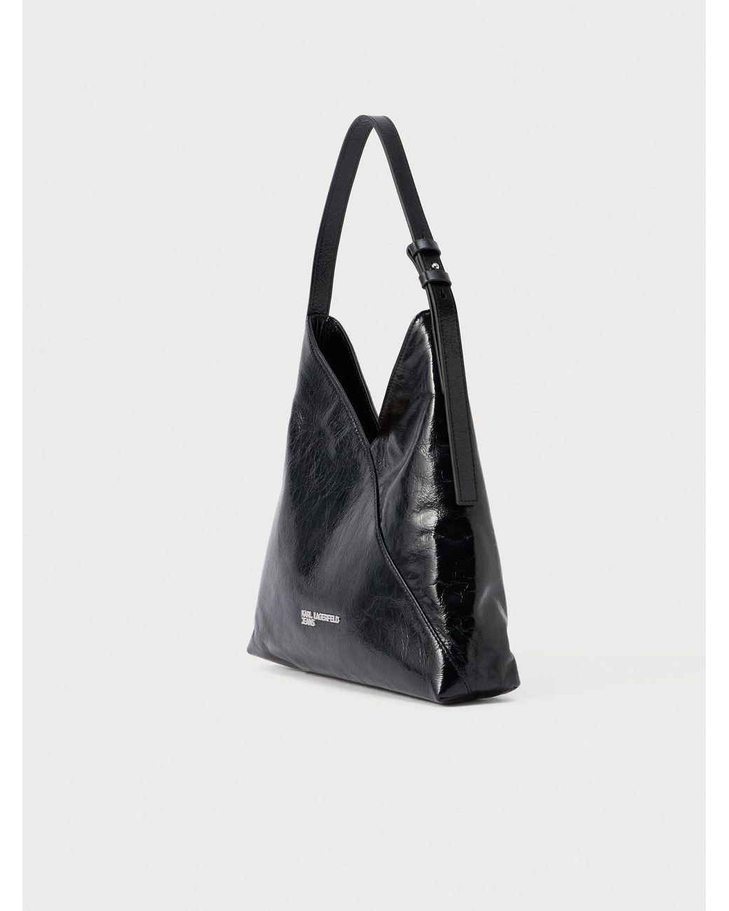 Karl Lagerfeld Black Schultertasche