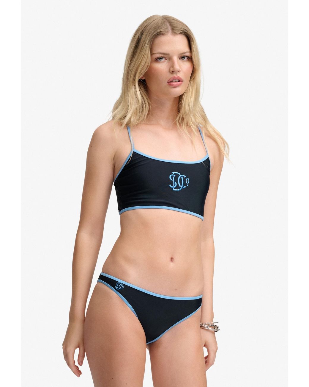 Superdry & Co Blue Bikinitop