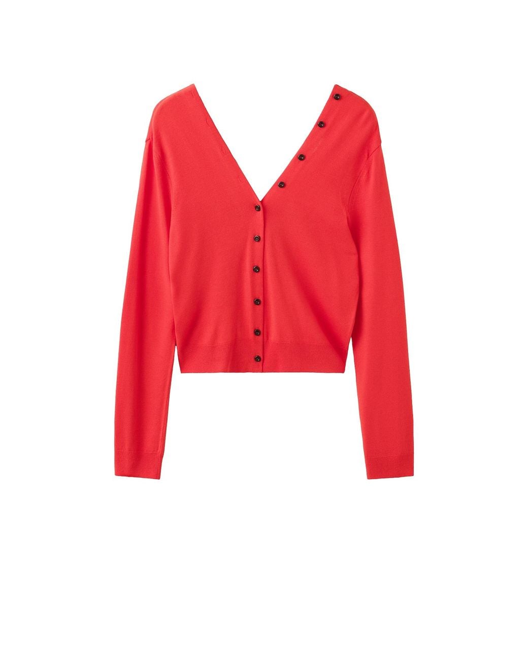 Mango Red Strickjacke Mantis