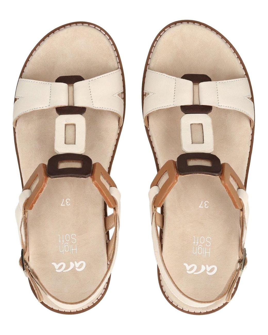 Ara White Sandale