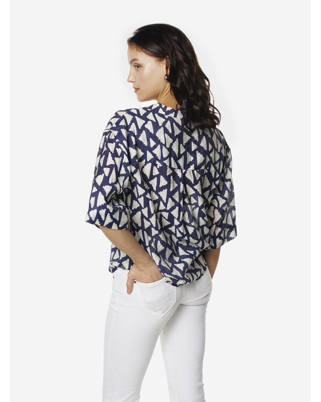Koröshi Blue Bluse